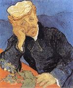 Vincent Van Gogh Portrait of Dector Gacher France oil painting reproduction